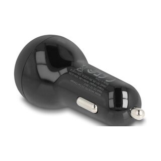 Delock Kfz Ladeadapter 2 x USB Type-C™ PD 3.0 mit 40 W