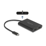 Delock Adapter USB Type-C™ zu 2 x HDMI 4K 60 Hz mit...