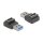 Delock Adapter USB 10 Gbps USB Typ-A Stecker zu Typ-E Key A Buchse gewinkelt