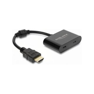 Delock Adapter HDMI Stecker zu USB Type-C™ Buchse (DP Alt Mode) 4K 60 Hz