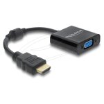 Adapter HDMI Stecker zu VGA Buchse schwarz