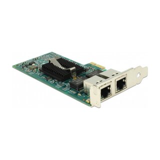 PCI Express x1 Netzwerkkarte Gigabit LAN 2 x RJ45 i82576