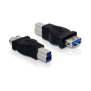 Delock Adapter USB 3.0-B Stecker zu USB 3.0-A Buchse