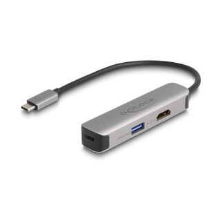 USB Type-C™ Adapter zu HDMI 4K 60 Hz mit USB Typ-A und USB Type-C™ Daten + PD 92 W