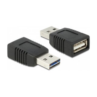 Adapter EASY-USB 2.0-A Stecker zu USB 2.0-A Buchse nur Ladefunktion