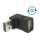 Adapter EASY-USB 2.0-A Stecker > USB 2.0-A Buchse gewinkelt oben / unten