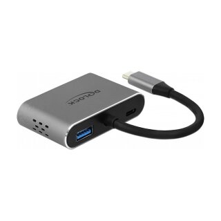 USB Type-C™ Adapter zu HDMI und VGA mit USB 3.2 Port und PD