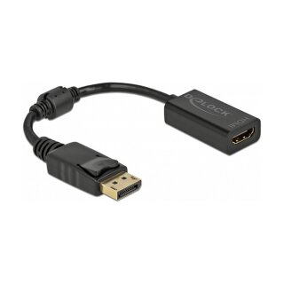 Adapter DisplayPort 1.1 Stecker zu HDMI Buchse Passiv schwarz