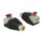 Adapter Cinchbuchse > Terminalblock mit Drucktasten 2 Pin