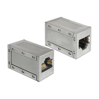 Adapter RJ45 Buchse > RJ45 Buchse Cat.5e STP