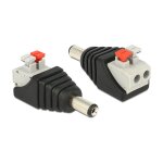Delock Adapter DC 5,5 x 2,1 mm Stecker > Terminalblock...