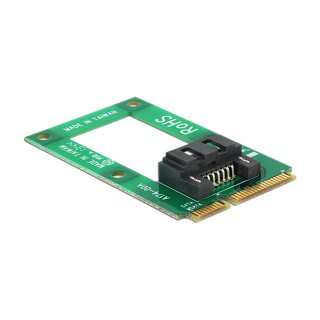 Konverter mSATA full size > 1 x SATA 7 Pin Buchse