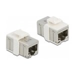 Delock Adapter RJ45 Buchse zu RJ45 Buchse kompakt Cat.6A...