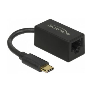 USB Type-C™ Netzwerk Adapter Gigabit LAN 1 x RJ45 kompakt schwarz ASIX
