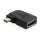 Adapter High Speed HDMI with Ethernet - micro D Stecker > A Buchse seitlich gewinkelt