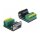 Delock Adapter D-Sub 9 Pin Buchse zu Terminalblock 9 Pin mit Drucktaster