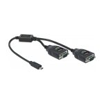 Adapter USB Type-C™ zu 2 x Seriell RS-232 DB9 mit...