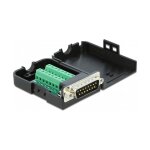 D-Sub15 Stecker zu Terminalblock mit Gehäuse