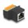 RJ45 Buchse zu Terminalblock mit Drucktaster Adapter