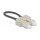 LWL Loopback Adapter SC / OM2 Multimode beige