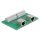 Delock RJ45 2 x Buchse zu 2 x Terminalblock mit Drucktaster für Hutschiene