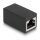 Delock Adapter RJ45 Buchse zu RJ45 Buchse Cat.6 schwarz