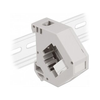 Delock Hutschienenadapter mit Keystone USB 2.0 Typ-A Buchse zu USB 2.0 Typ-A Buchse