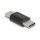 Delock Adapter SuperSpeed USB 10 Gbps (USB 3.2 Gen 2) USB Type-C™ Gender Changer Stecker zu Stecker schwarz