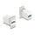 Delock Panel Mount Kupplung USB 5 Gbps Typ-A Buchse zu USB Typ-A Buchse konisch