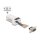Delock D-Sub 9 Pin Buchse zu RJ12 Buchse Montagesatz weiß