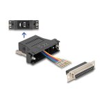 Delock D-Sub 25 Pin Buchse zu RJ12 Buchse Montagesatz...