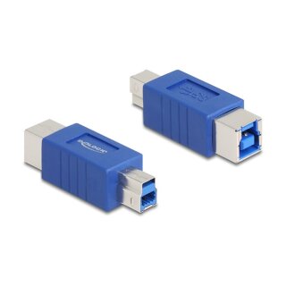 Delock USB 5 Gbps Adapter USB Typ-B Stecker zu Buchse Portschoner