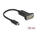 Adapter USB Type-C™ zu 1 x Seriell RS-232 D-Sub 9...