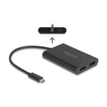 Delock Adapter USB Type-C™ zu 2 x DisplayPort 4K 60...