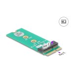 Delock Adapter M.2 Key E Stecker zu M.2 Key E Slot -...