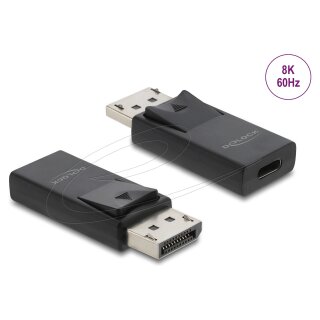 Delock USB Type-C™ zu DisplayPort Adapter 8K mit HDR und HDCP Unterstützung