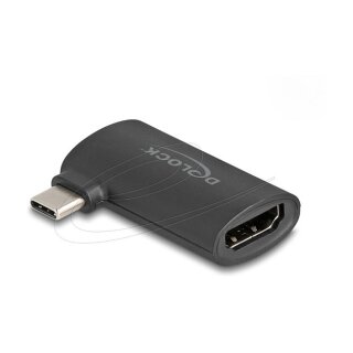 USB Type-C™ Stecker zu HDMI Buchse (DP Alt Mode) Adapter 4K gewinkelt
