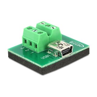 Adapter Mini USB Buchse > Terminalblock 6 Pin