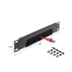 Delock 10? Kabelmanagement Bürstenleiste unten offen...