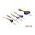 Stromversorgungskabel SATA 15 Pin Stecker zu 4 x 2 Pin Lüfter (12 V / 7 V / 5 V) 20 cm