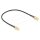 Delock Antennenkabel RP-SMA Buchse zum Einbau zu RP-SMA Buchse zum Einbau RG-174 32 cm
