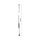 Delock TETRA BOS Antenne 380 - 410 MHz M6 Innengewinde 2,5 dBi 51,8 cm omnidirektional starr Schraubmontage outdoor schwarz