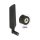 Delock LTE Antenne Dualband WLAN ac/a/b/g/n SMA Stecker 1 - 4 dBi omnidirektional drehbar mit Kippgelenk schwarz