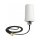 WLAN 802.11 ac/a/h/b/g/n Antenne SMA Stecker 1,4 - 3,0 dBi omnidirektional mit Anschlusskabel ULA100 1 m weiß outdoor