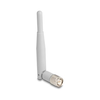 WiFi 7 Antenne TNC Stecker 2 - 3 dBi 13,5 cm omnidirektional mit Kippgelenk grau
