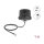 WiFi 7 Antenne RP-SMA Stecker 3,1 - 3,5 dBi omnidirektional mit Anschlusskabel ULA100 1 m Dachmontage outdoor schwarz