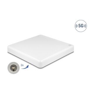 5G LTE MIMO Antenne 2 x N Buchse 2,7 - 9,0 dBi direktional Wand- und Mastmontage outdoor weiß