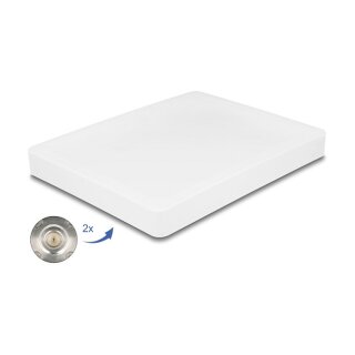 Delock WiFi 6 MIMO Antenne 2 x N Buchse 8 dBi direktional Mastmontage outdoor