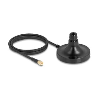 Magnetischer Antennen Standfuß 1 x N Buchse zu 1 x SMA Stecker ULA100 1 m outdoor schwarz