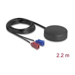 Delock 4G GNSS Antenne 1 x FAKRA C + 1 x FAKRA D Buchse 2...